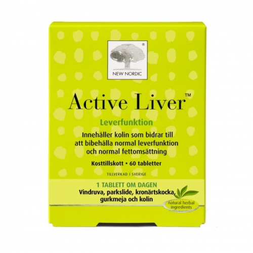 CC直邮1 New Nordic 护肝片 Active Liver 60粒