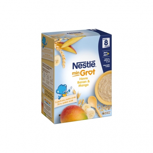 CC直邮1 雀巢Nestle 8个月芒果香蕉麦粥480克#