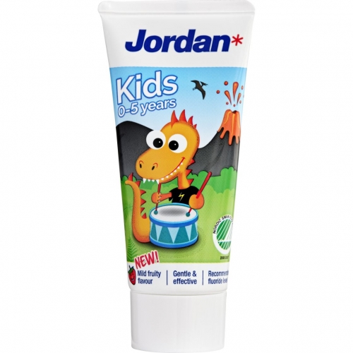 CC直邮1 瑞典Jordan儿童牙膏0到5岁50毫升（图案随机）#