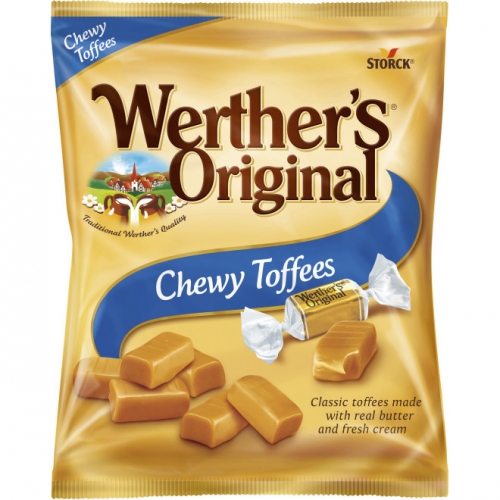CC直邮1 Werther's Chewy Toffe Original奶糖 135克#