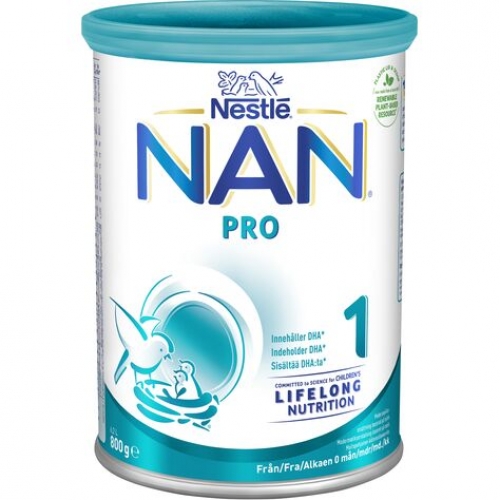 CC直邮1 雀巢Nestle NAN 1段配方罐装800克 （2罐免税）