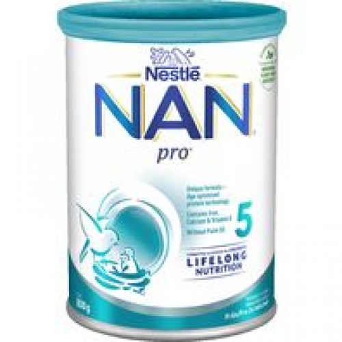 CC直邮1 雀巢Nestle NAN 5段配方罐装800克 （4罐免税)