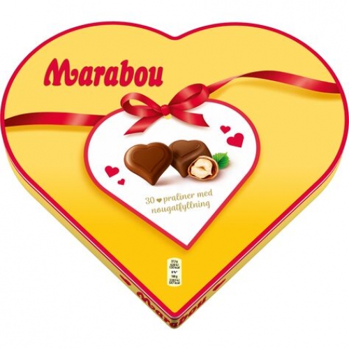 CC直邮1 Marabou心心礼盒坚果巧克力#