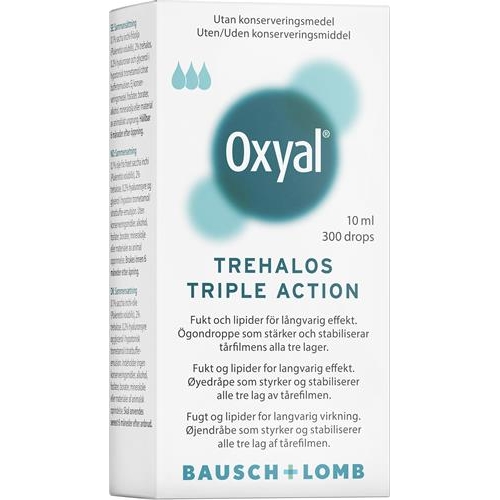 CC直邮1 瑞典Trehalos Triple Action 含氧海藻糖三效润眼液（可与隐形眼镜一起使用）