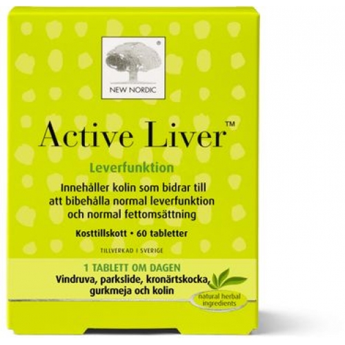 香港仓 New Nordic 护肝片 Active Liver 60粒