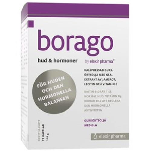 CC直邮1 瑞典Elexir Borago 琉璃苣女人荷尔蒙胶囊养宫护巢72粒
