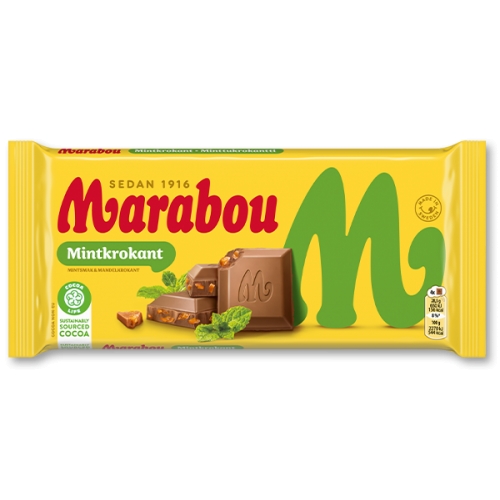 CC直邮1 Marabou Mint 巧克力薄荷味200克#