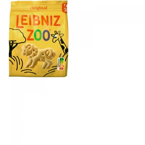 CC直邮1 瑞典Leiniz Zoo动物饼干125克#