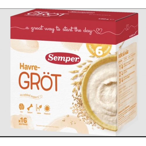 CC直邮1 Semper 6个月麦粥原味