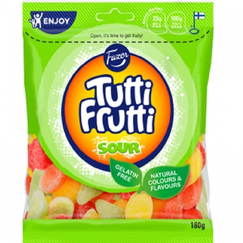 CC直邮1 Tutti Frutti Sour酸味水果软糖180克#