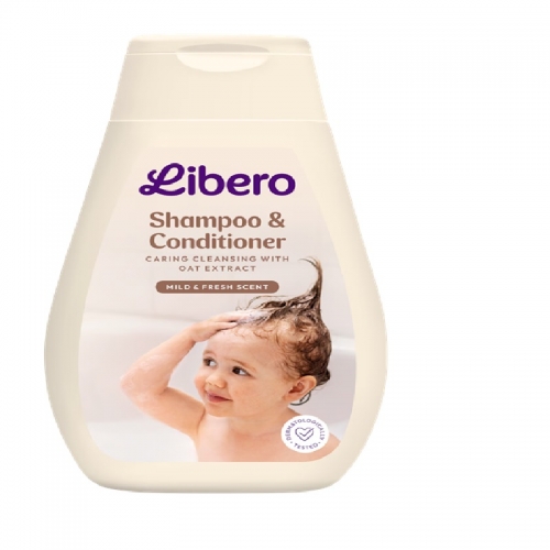 CC直邮1 丽贝乐Libero Shampoo Conditioner 婴儿洗发护发2合1#