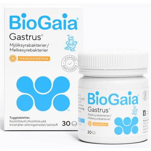 CC直邮1 BioGaia Gastrus 益生菌含片30片(蓝色）