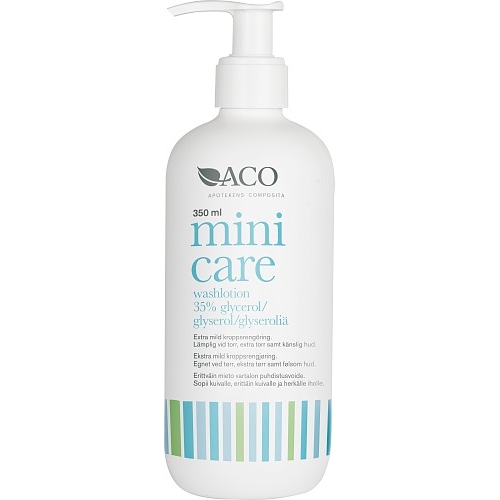 CC直邮1  瑞典ACO minicare washlotion 润肤霜350ml#