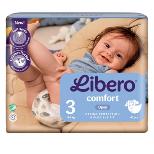 CC直邮1 瑞典Libero 尿不湿Comfort 3#