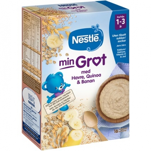 CC直邮1 雀巢Nestle 1-3岁 Quina Banan藜麦香蕉麦粥450克#