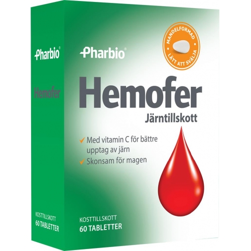 CC直邮1 Pharbio Hemofer 铁片 60片#